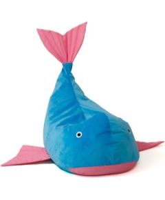 Go Gift Sako bag pouffe Whale blue-pink L 110 x 80 cm Sēžammaisi un pufi