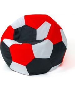 Go Gift Sako bag pouffe ball white-black-red L 80 cm Sēžammaisi un pufi