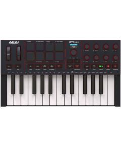 AKAI MPK Mini MK4 - MIDI controller / control keypad, black Mūzikas instrumenti