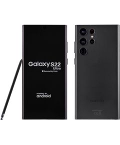 Samsung Galaxy S22 Ultra SM-S908B 17.3 cm (6.8") Dual SIM Android 12 5G USB Type-C 12 GB 256 GB 5000 mAh Black Remade / Refurbished Mobilie telefoni