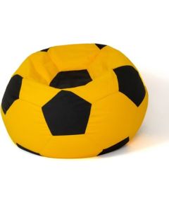 Go Gift Soccer Sako bag pouffe yellow-black XL 120 cm Sēžammaisi un pufi