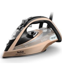 Tefal Ultimate Pure FV9852E0 iron Dry & Steam iron Durilium AirGlide Autoclean soleplate 3200 W Black, Copper Gludekļi un sistēmas