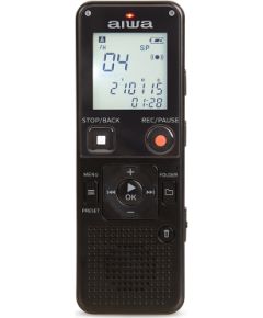 AIWA digitālais balss ierakstītājs, 16 GB, melns - DVR-A600 Diktafoni