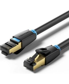 PATCH CABLE CAT.8 SFTP/0.5M BLACK IKABD VENTION Tīkla vadi
