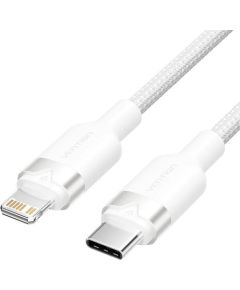 CABLE USB-C TO LIGHTNING/2M WHITE LALWH VENTION Data USB kabeļi