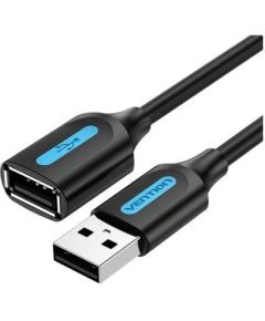 CABLE USB2.0 MALE TO FEMALE/2M BLACK CBIBH VENTION Дата USB-кабели