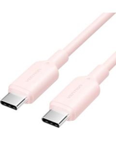 CABLE USB-C TO USB-C/1M PINK TRCPF VENTION Data USB kabeļi