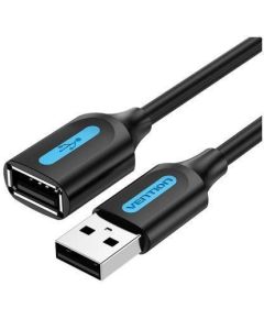 CABLE USB2.0 MALE TO FEMALE/0.5M BLACK CBIBD VENTION Дата USB-кабели