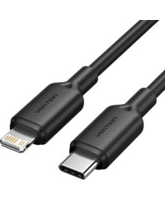 CABLE USB-C TO LIGHTNING/2M BLACK LAKBH VENTION Дата USB-кабели