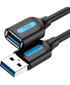 CABLE USB3.0 MALE TO FEMALE/1M BLACK CBHBF VENTION Дата USB-кабели