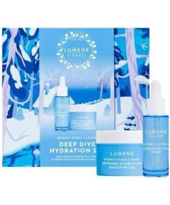 LUMENE_SET Nordic Hydra Deep Dive Hydration Gift Set Aqua Hydration Serum serum do twarzy 30ml + Intense Hydration Moisturizer krem do twarzy 50ml Духи и косметика
