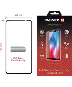 Swissten Full Face Tempered Glass Защитное стекло для экрана Huawei Nova 5T черный Защитная пленка для экрана
