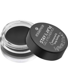 Essence Stay & Play Gel Eyeliner Pot - Gelové oční linky 5 g 01 Black Духи и косметика
