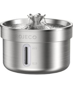 Stainless steel fountain / drinker for dog and cat 2l Rojeco Viedās iekārtas un piederumi