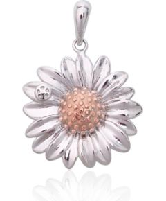 Sudraba kulons #2301960(PRh-Gr+PAu-R), Sudrabs 925°, sarkanais zelts (pārklājums)/, rodijs (pārklājums), 2.5 gr. Ar zelta pārklājumu