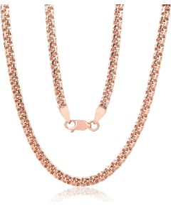 Золотая цепочка Бисмарк 3.6 мм #1400082(Au-R), Красное Золото 585°, длина: 55 см, 15.96 гр. Viriešiem