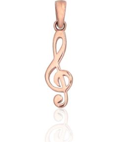 Золотой кулон #1301088(Au-R), Красное Золото 585°, 0.61 гр. Sieviešu