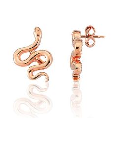 Zelta auskari-puseti #1201779(Au-R), Sarkanais Zelts 585°, 0.98 gr. Puseti klasiskie