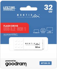 USB 3.2 32GB UME3 MT184-32 MONTIS by Goodram Jaunumi - Datori
