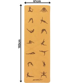 KORĶA JOGAS PAKLĀJS 183x61x0.4CM ENERO FIT Vingrošanas paklājiņi