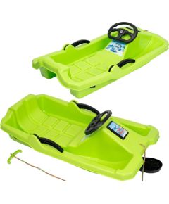 Enero PLASTMASAS RAGAVAS AR BREMZI UN STŪRI ADAŚ 84x43x25CM ZAĻAS Ragavas 