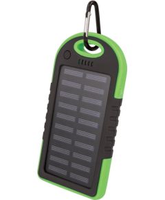 Setty Solar Power Bank 5000mAh Universāla Ārējas uzlādes baterija + Micro USB Kabelis Power Banks