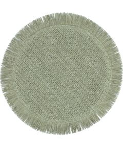 Table mat SUZAN D38cm jute, green Новинки Для дома и сада 