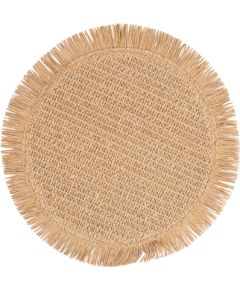 Table mat SUZAN D38cm jute, beige Новинки Для дома и сада 