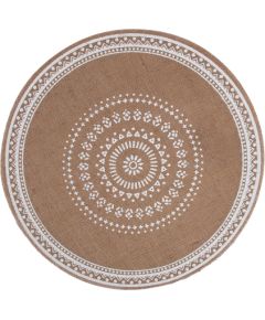 Galda sedziņa SUN D38cm, balta apdruka, mix Mēbeļu piederumi