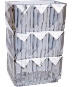 Vāze AVRIL 13x8xH19cm, sudraba Interjera un Dizaina priekšmeti