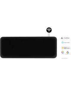 Mill Invisible Smart WiFi Heater PA1300WIFI4B Panel Heater 1300 W Suitable for rooms up to 15-19 m² Black IPX4 Jaunumi - Viedierices