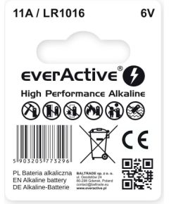 Car remote control battery 11A LR1016 MN11 blister 1 pcs. Baterijas un akumulatori