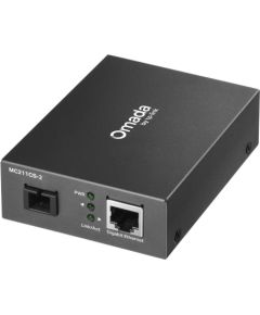 TP-Link Omada MC211CS-2 network media converter 1000 Mbit/s 1310 nm Single-mode Black Adapteri