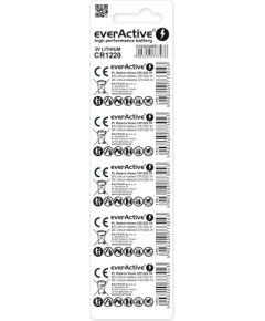 Lithium battery mini everActive CR1220 - blister 5 pcs. Baterijas un akumulatori