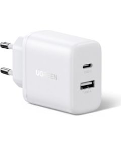Ugreen Mobile phone, Power bank, Smartphone, Tablet, Telephone White AC Fast charging Зарядные устройства