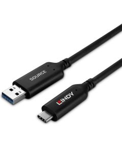 CABLE USB3.2 TYPE A TO C 25M/43396 LINDY Дата USB-кабели