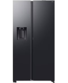 Samsung RS80F64KEFEO ledusskapis side-by-side bespoke melns Ledusskapji