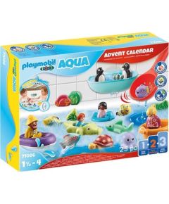 Playmobil Playmobil 71086 1.2.3 AQUA: Advent calendar bathing fun, construction toys Mašīnas un piederumi