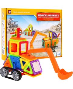 Klocki Magnetyczne Zestaw 78 elementów Konstruktori 