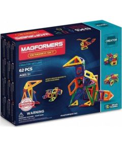 Magformers MAGFORMERS CREATOR DESIGNER 62 EL. (63081) Konstruktori 