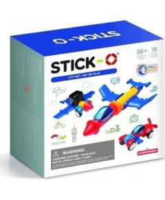 Magformers Klocki magnetyczne Stick-O zestaw miejski 16 elementów (005-902003) Konstruktori 