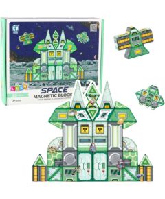 Leantoys Klocki Magnetyczne Kosmos Stacja Kosmiczna 4D 66el Konstruktori 