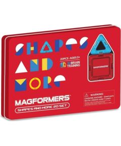 MAGFORMERS SHAPES & MORE 20 EL. Konstruktori 