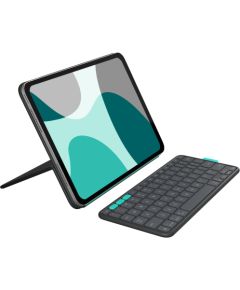 Logitech Flip Folio, tastatūra Apple iPad Pro 11" (M4) un iPad Air 11" (M2/M3), grafīta krāsā, US Jaunumi - Datori