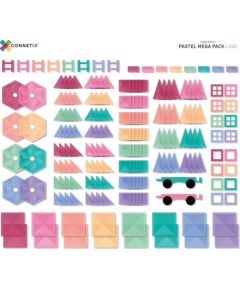 Mega Creative CONNETIX Pastel Mega Pack 202 el klocki magnetyczne 3+ Konstruktori 