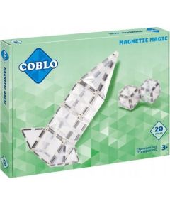Magnetyczne klocki konstrukcyjne Transparent 20el. Konstruktori 