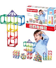Woopie WOOPIE Klocki Magnetyczne Konstrukcyjne Układanka 110 el._8SZT Konstruktori 