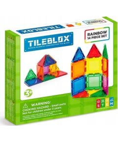 Magformers TILEBLOX ZESTAW TĘCZOWY 14 EL. Konstruktori 