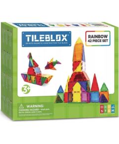Magformers TILEBLOX ZESTAW TĘCZOWY 42 EL. Konstruktori 