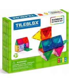 Tileblox Rainbow 20 pcs set Konstruktori 